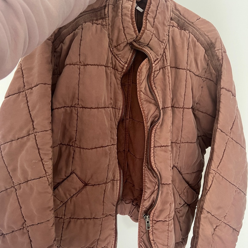 Free People Quilted Dolman Jacket in size Small